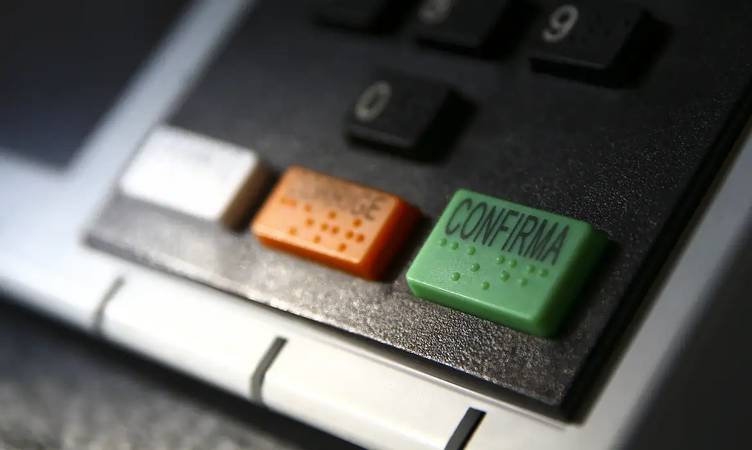 Detalhe das teclas de urna eletrônica em foto de arquivo, sem relação com a ocorrência relatada
